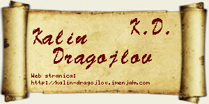 Kalin Dragojlov vizit kartica